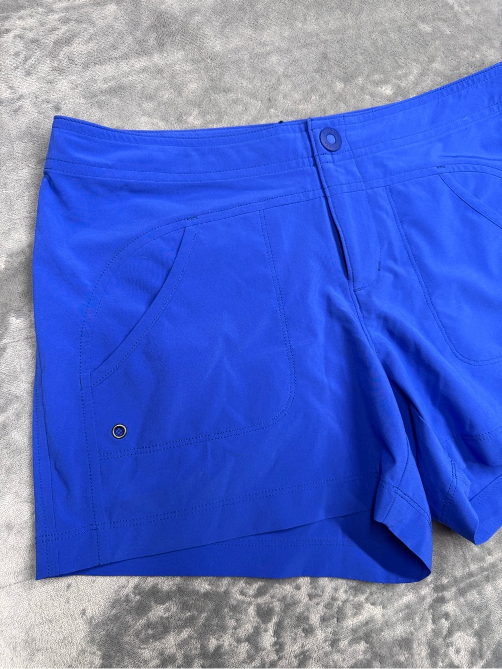 Athleta Cobalt Blue Athletic Shorts - Picture 3 of 11